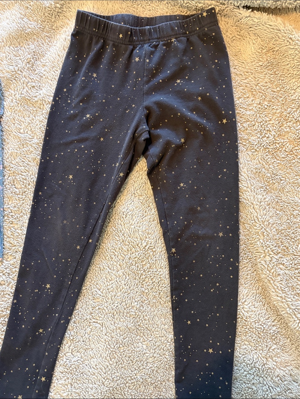 OshKosh B'gosh Black Leggings with Gold Star Print